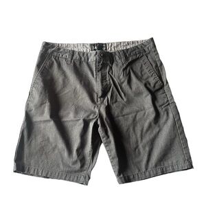 Men’s Blue Crown Gray Chino Shorts | Slim Fit Size 34